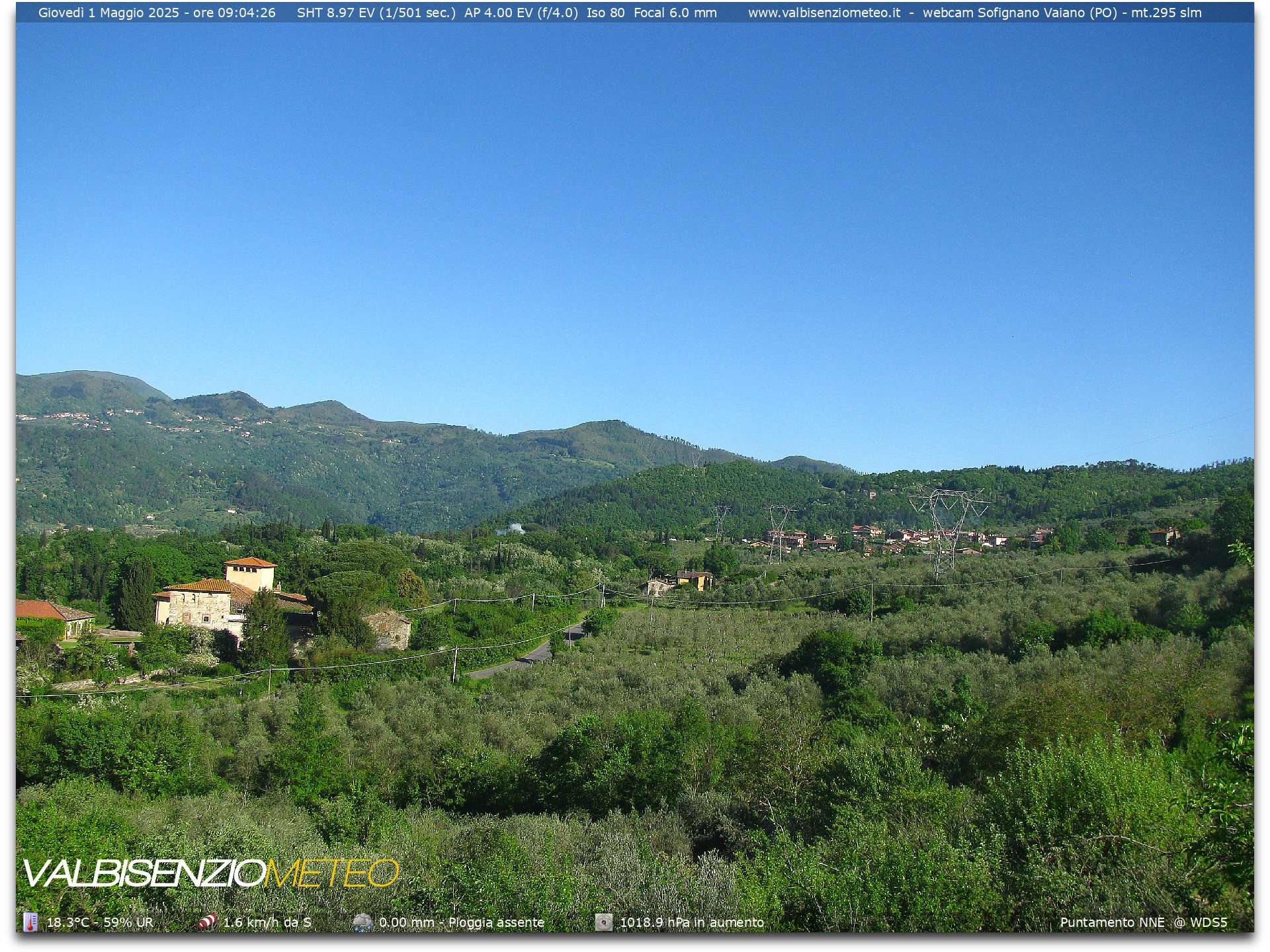 Webcam VALBISENZIOMETEO